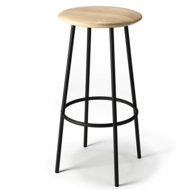 Oak Baretto Bar stool - Varnished