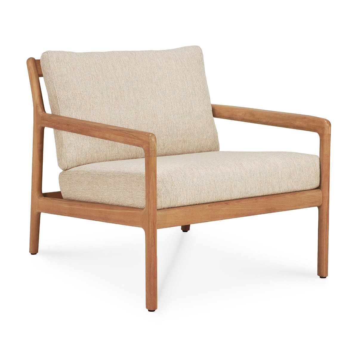 Jack outdoor teak lounge chair in natural