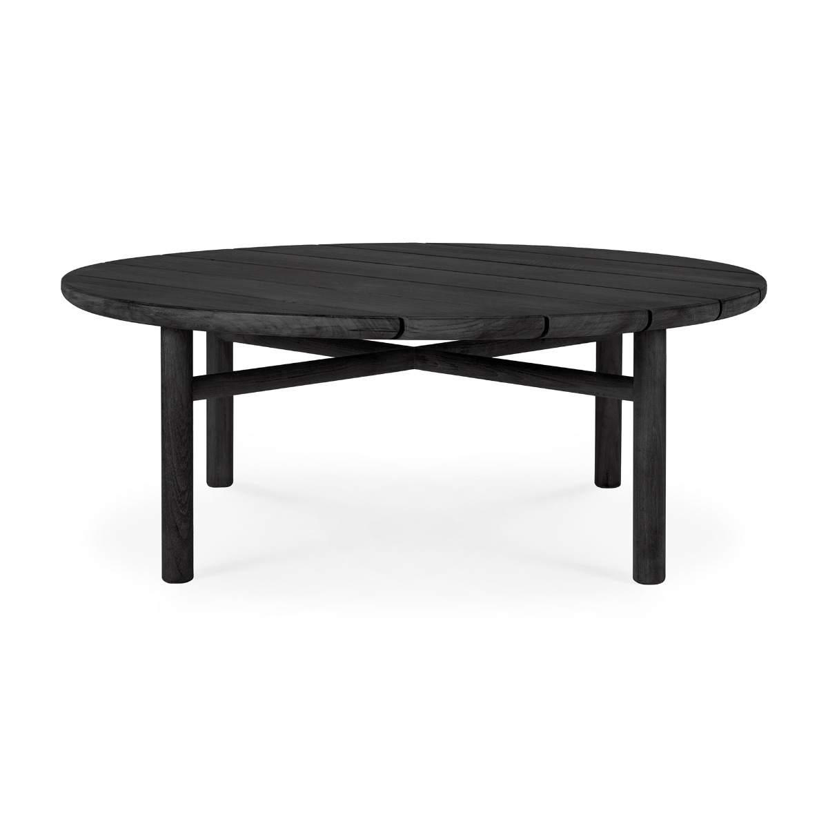 Quatro outdoor coffee table - teak black