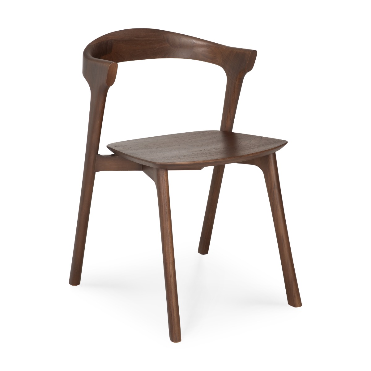 Teak Bok Brown Varnished Dining Chair  