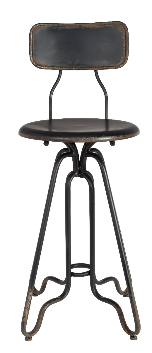 Ovid Counter Stool in Black