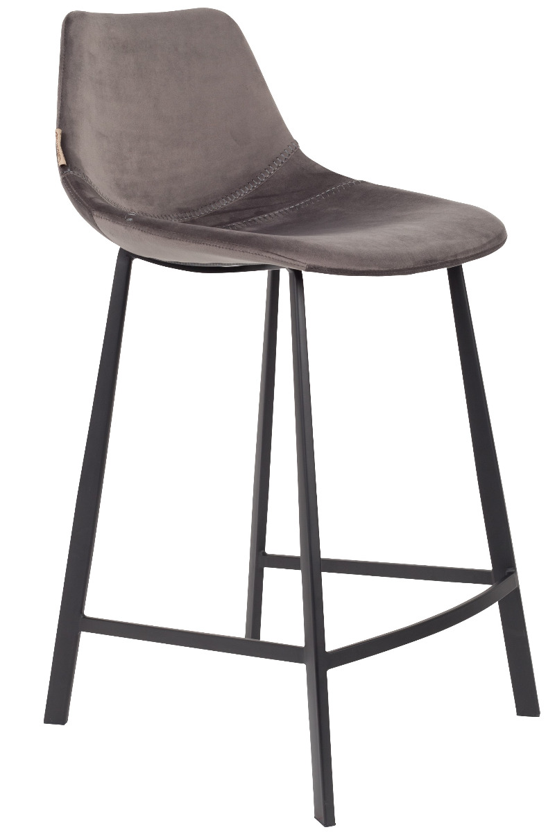 Franky Counter Stool in Grey