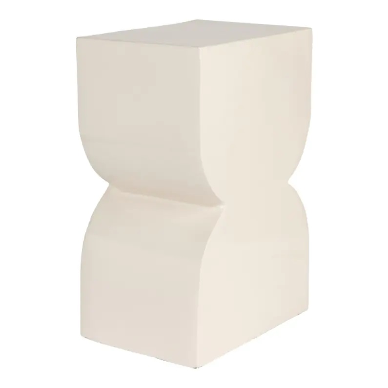 Cones Side Table Shiny Beige