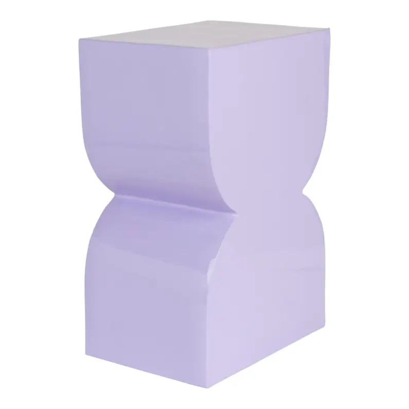 Cones Side Table Shiny Lilac