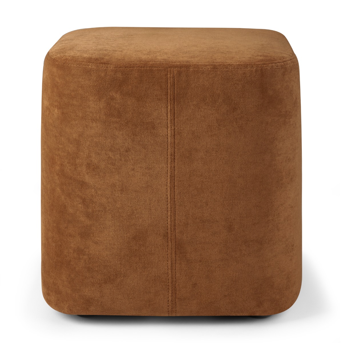 Cube Footstool in Cinnamon