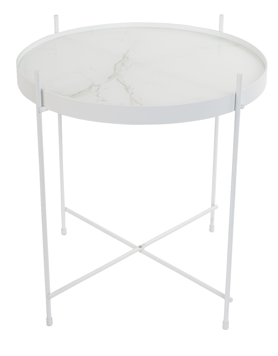 Side Table Cupid Marble White