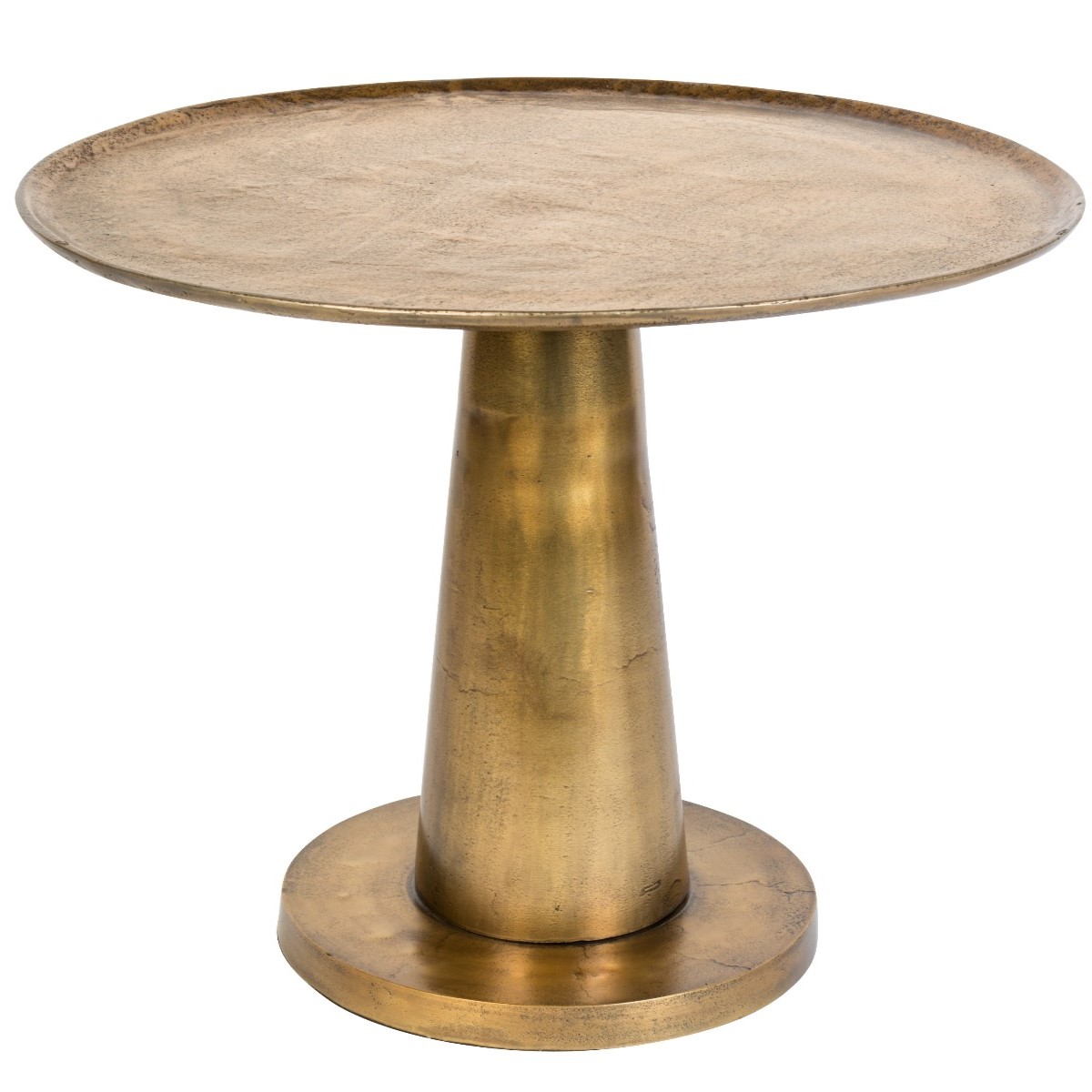 Brute Side Table in Brass