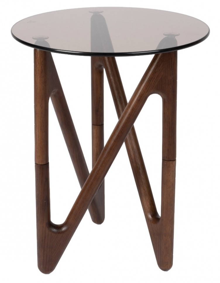 Naia Side Table in Walnut