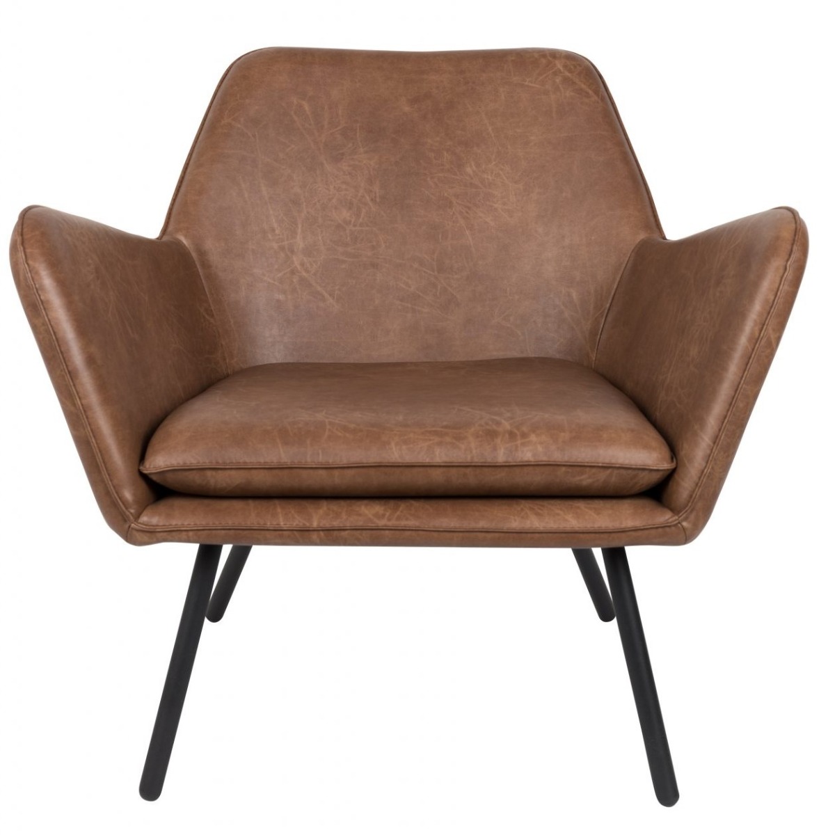 Lounge Chair Bon in Brown 