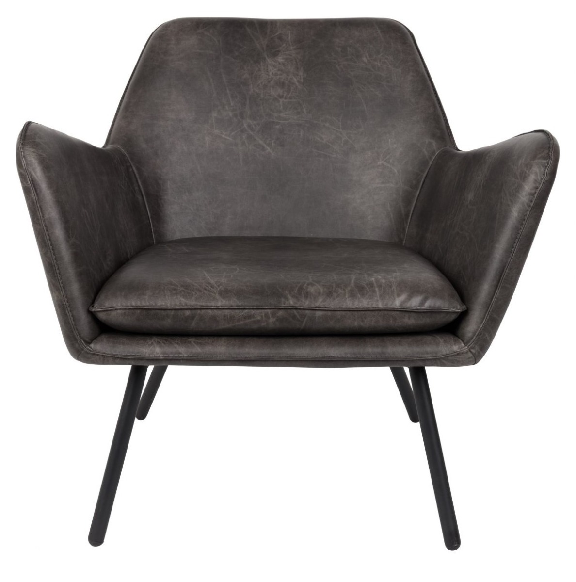 Lounge Chair Bon in Dark Grey