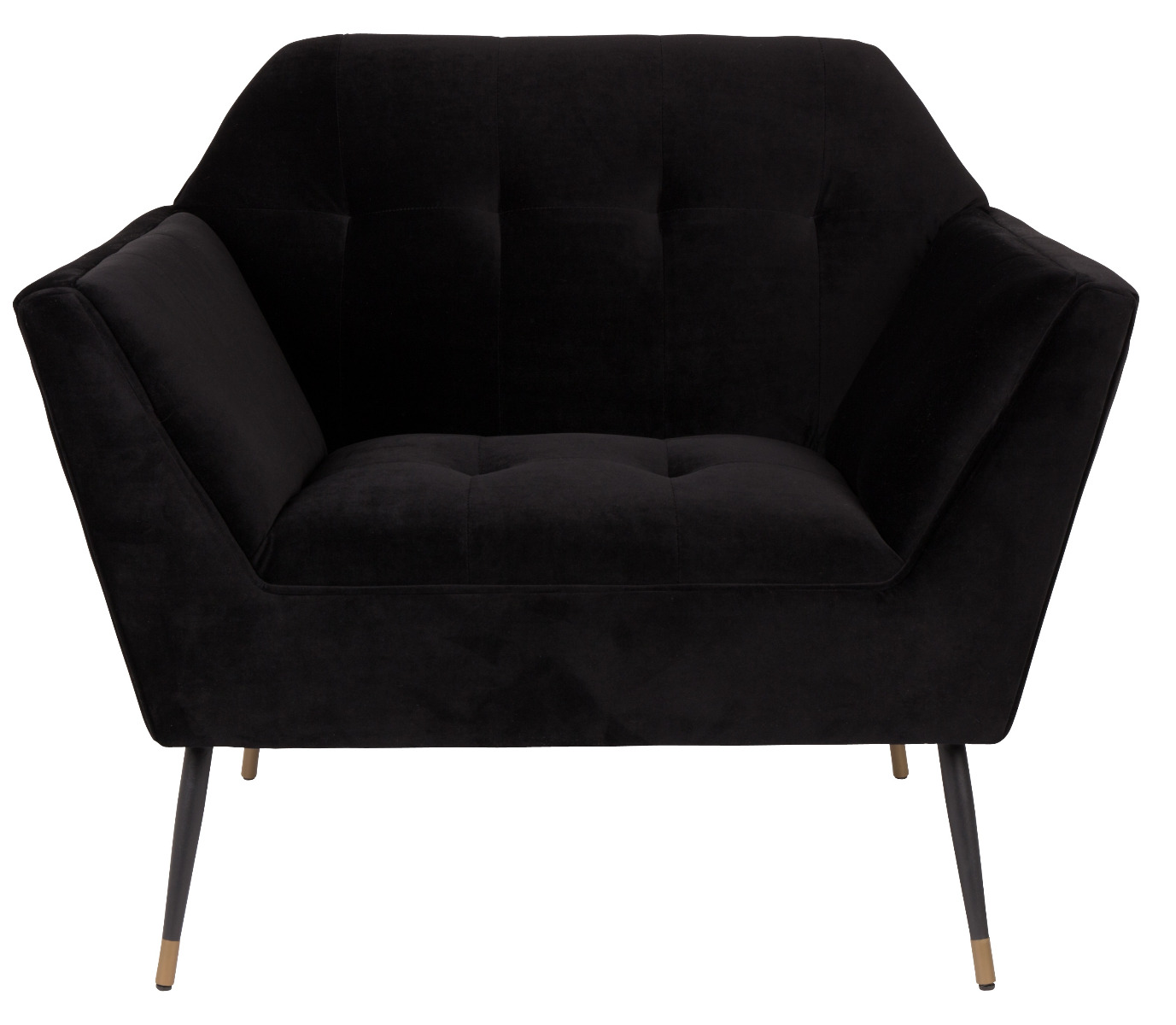 Kate Lounge Chair in Black