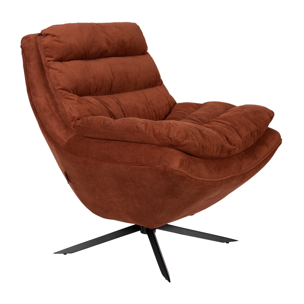 Vince Lounge Chair in Terracotta