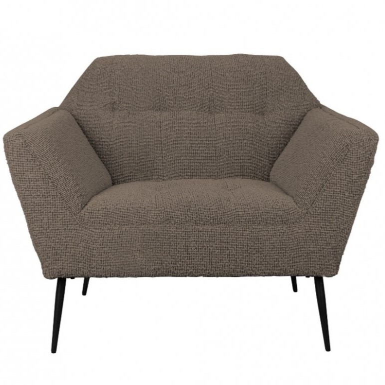 Kate Lounge Chair in Bouclé Camel