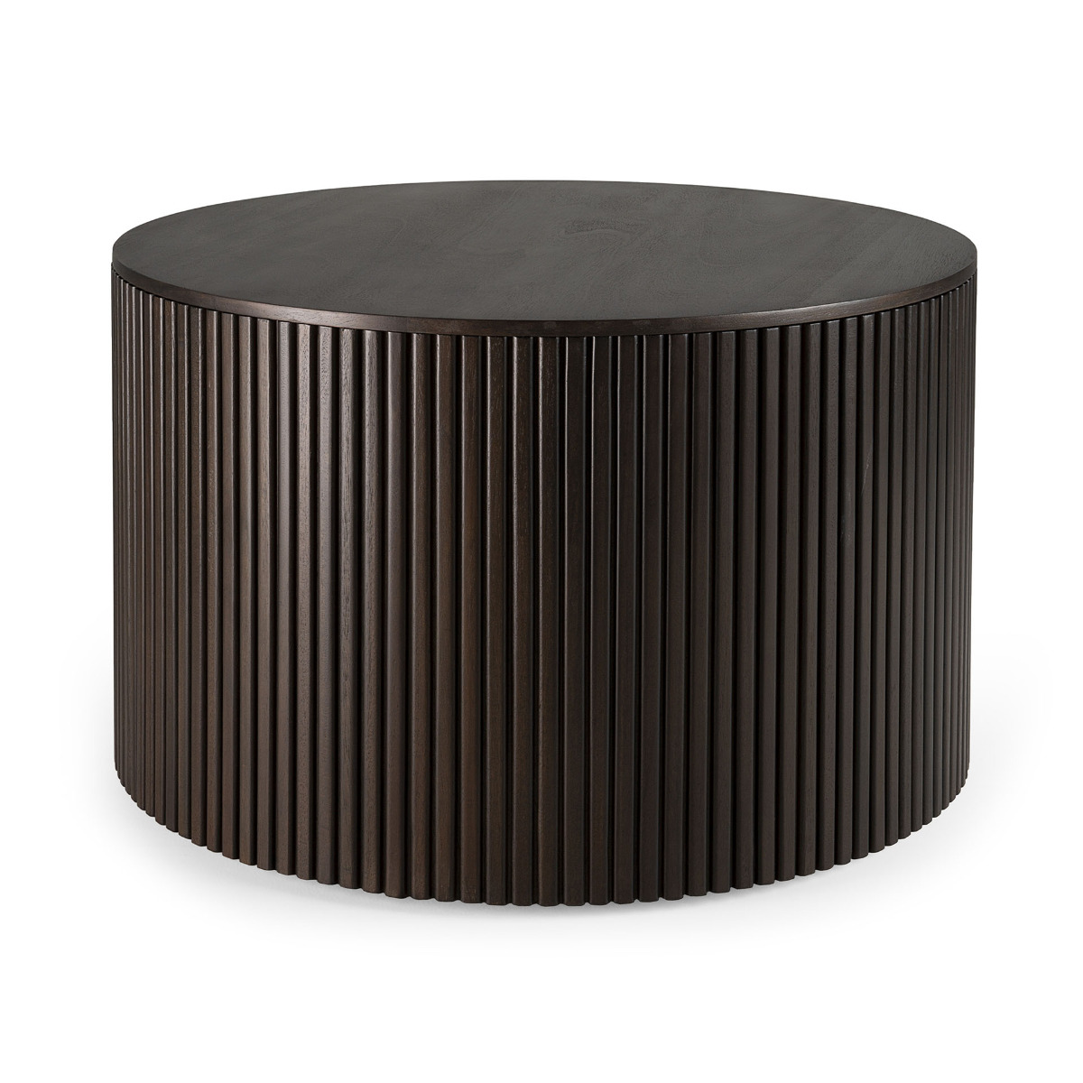 Roller Max dark brown round coffee table 60cm
