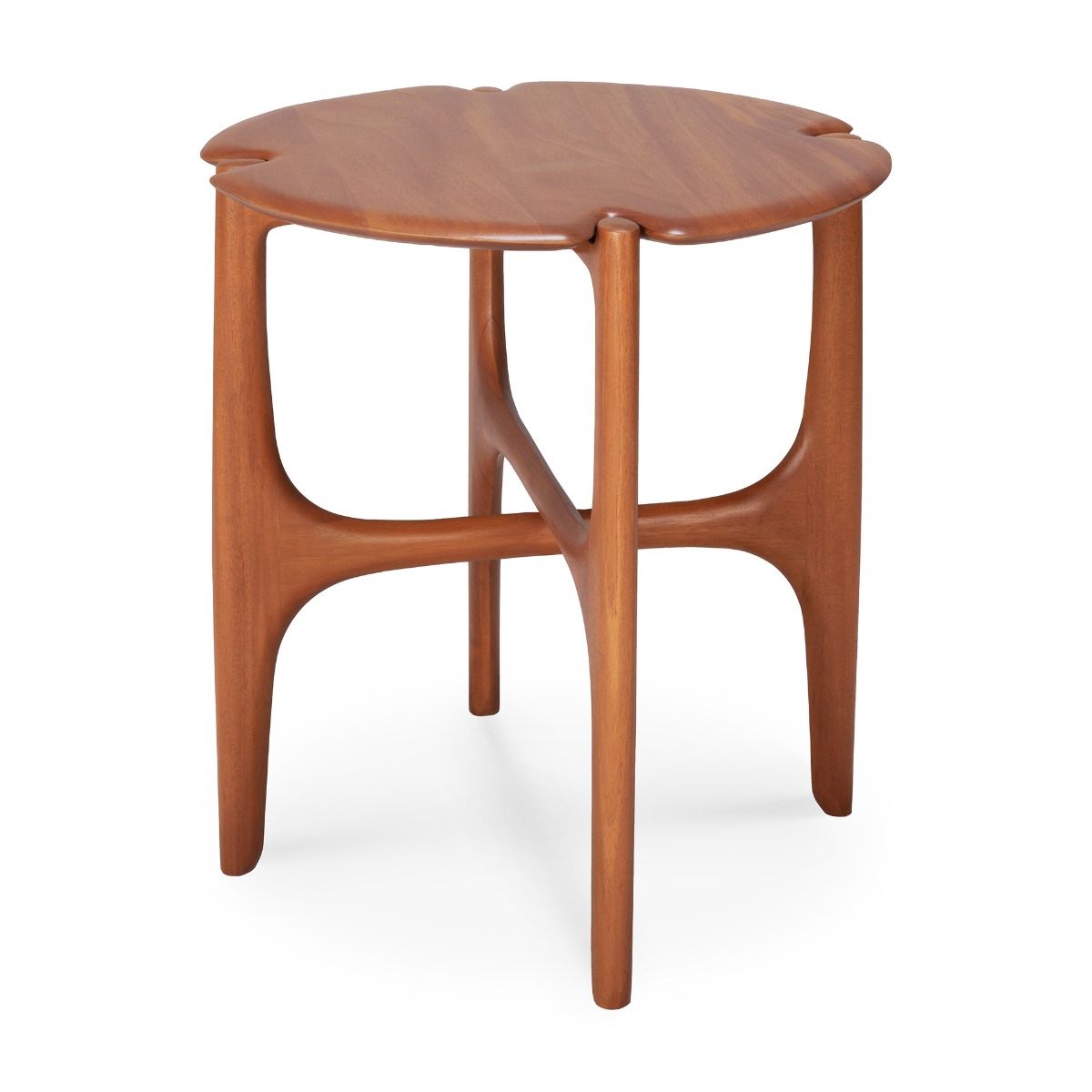 Discontinued PI side table in Mahogany 