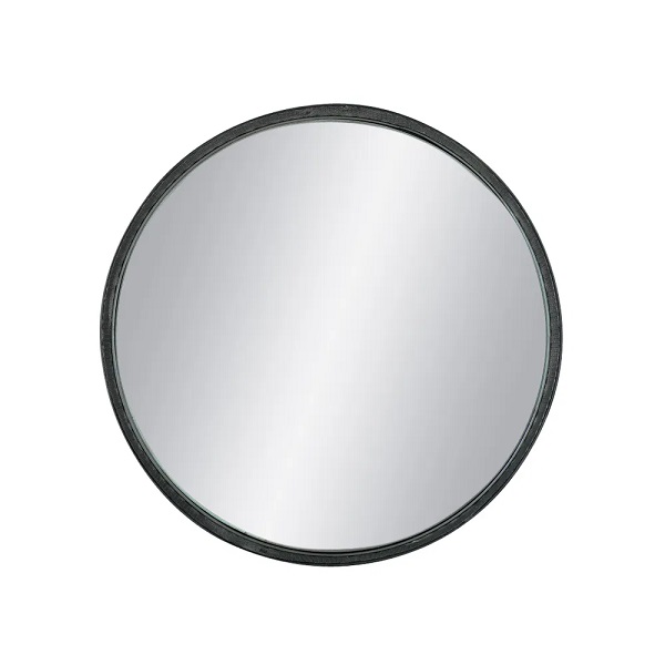 Karo Mirror DIA 45 x H 5 cm - Black