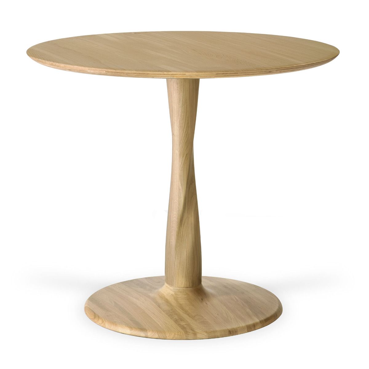 Oak Torsion Round dining table