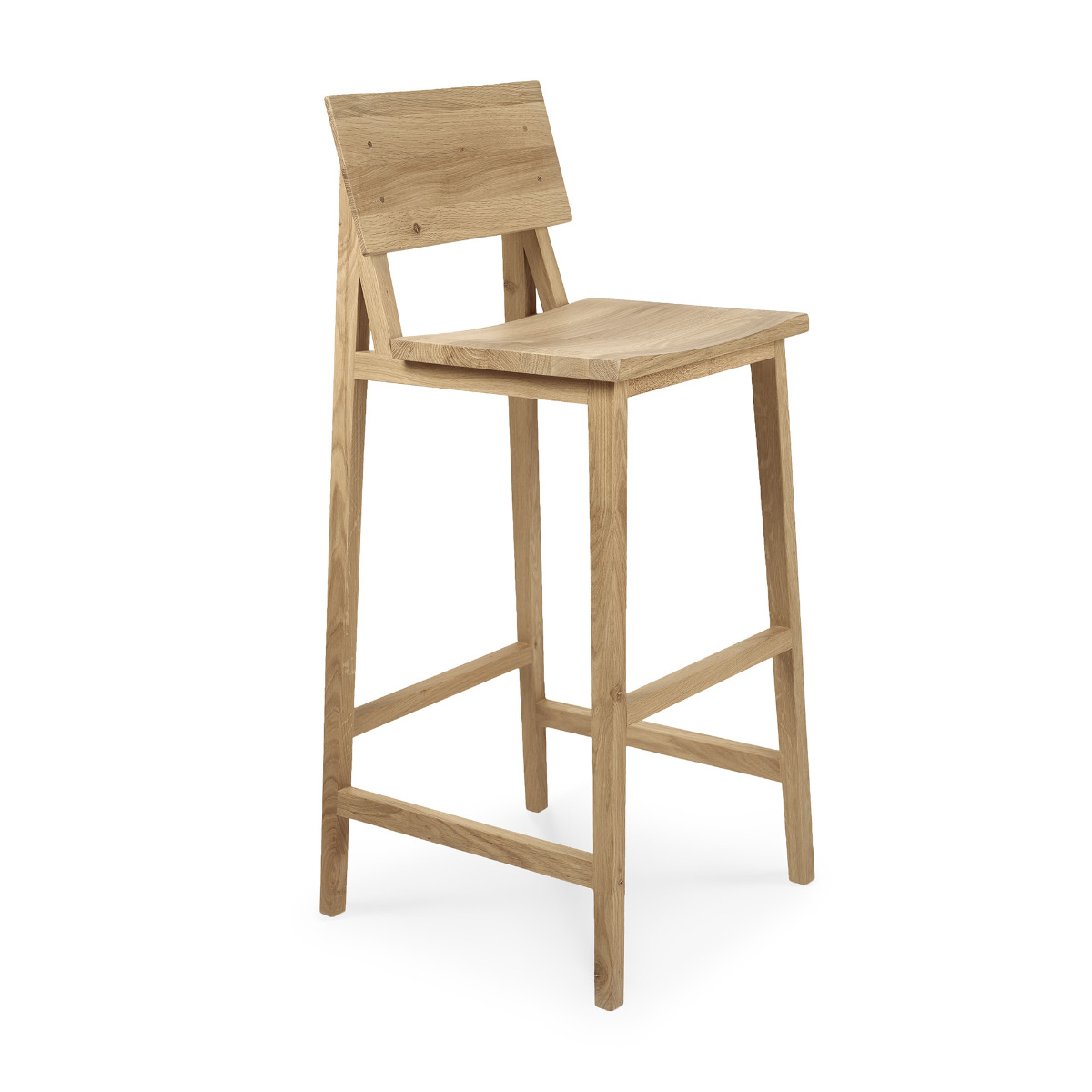 Oak N4 Bar stool - Varnished