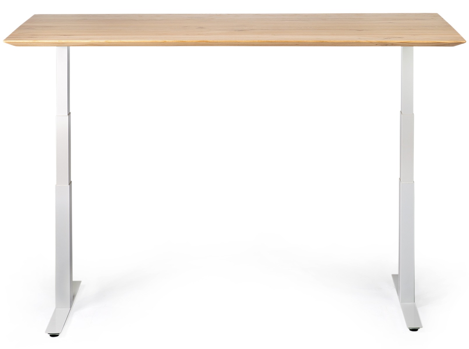 Oak Bok Adjustable Desk -  Varnished Top 