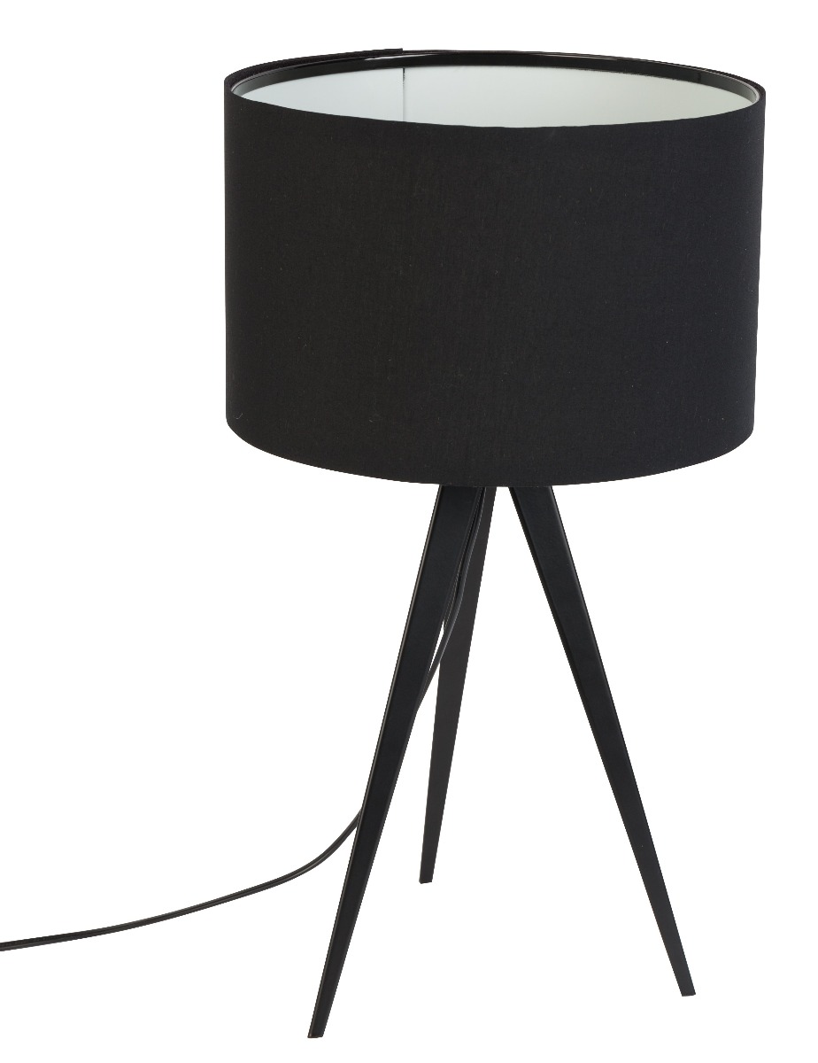 Table Lamp Tripod Black