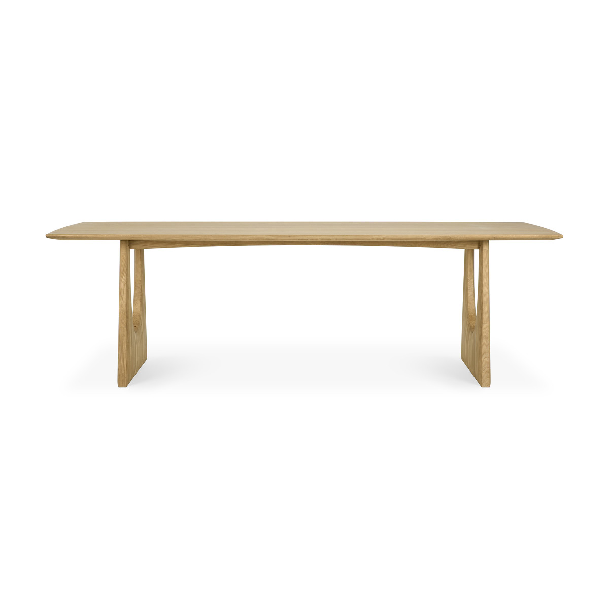 Geometric dining table - Oak