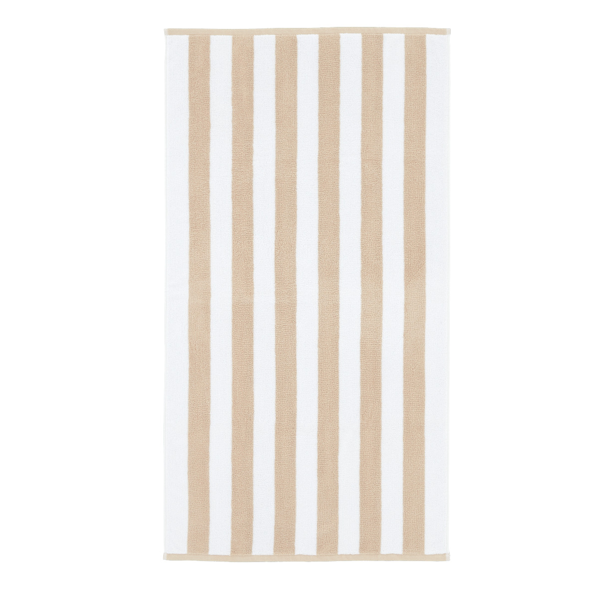 Reversible Striped Jacquard Towels in Natural