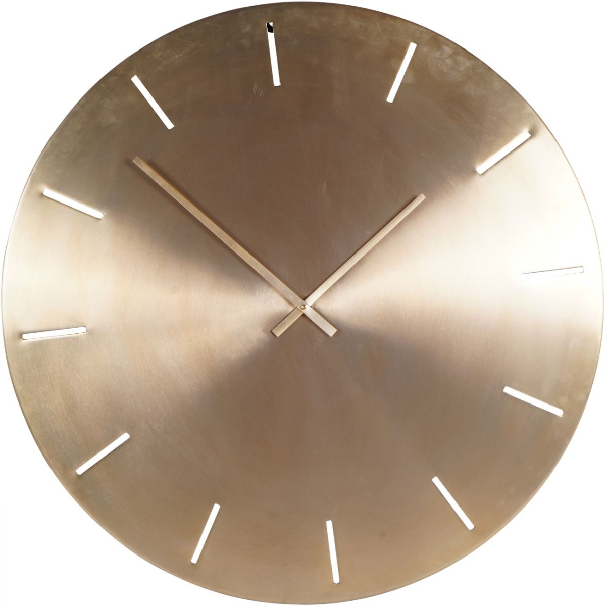 Santa Cruz Gold Metal Wall Clock 76cm