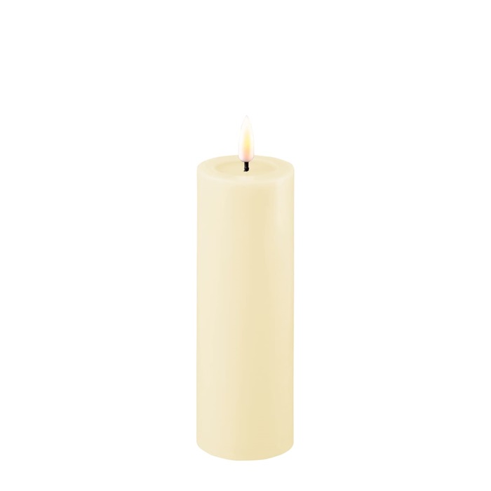 Cream LED Candle 15 cm