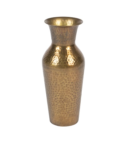 Dunja Antique Brass Vase