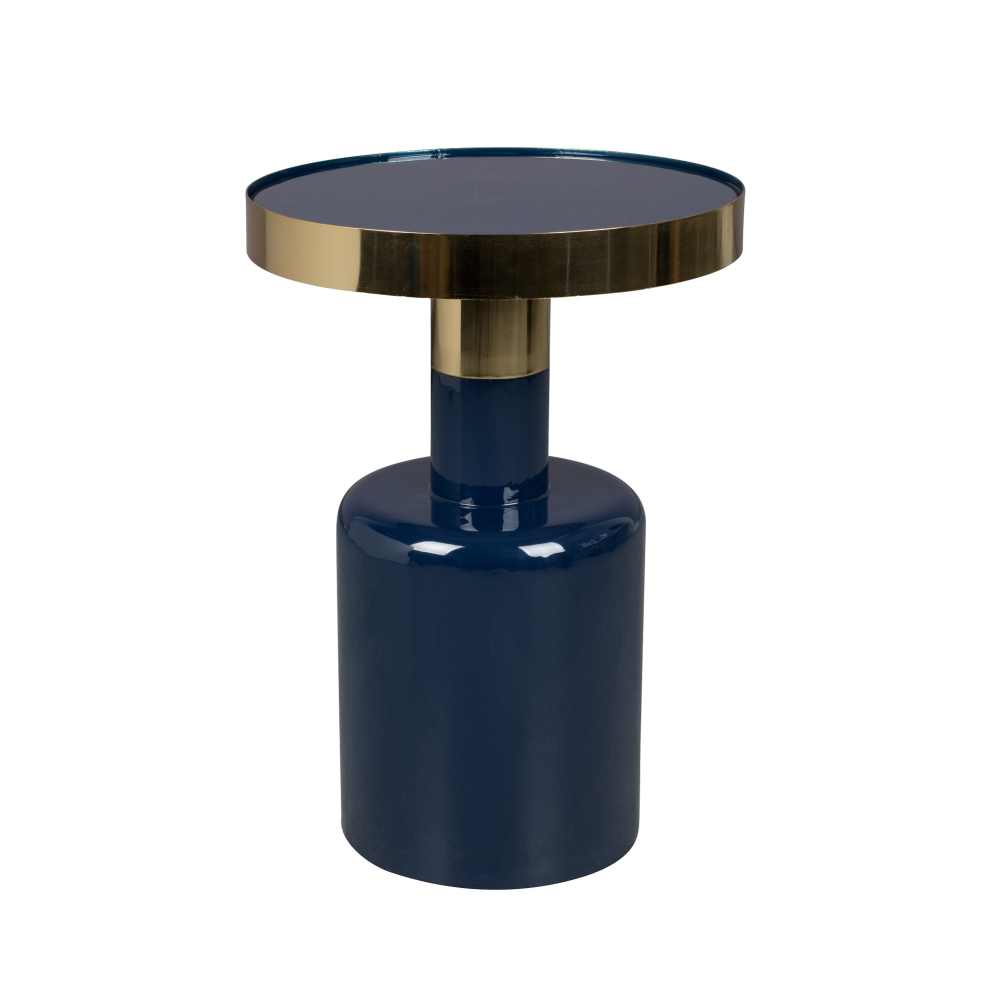 Glam Side Table in Blue
