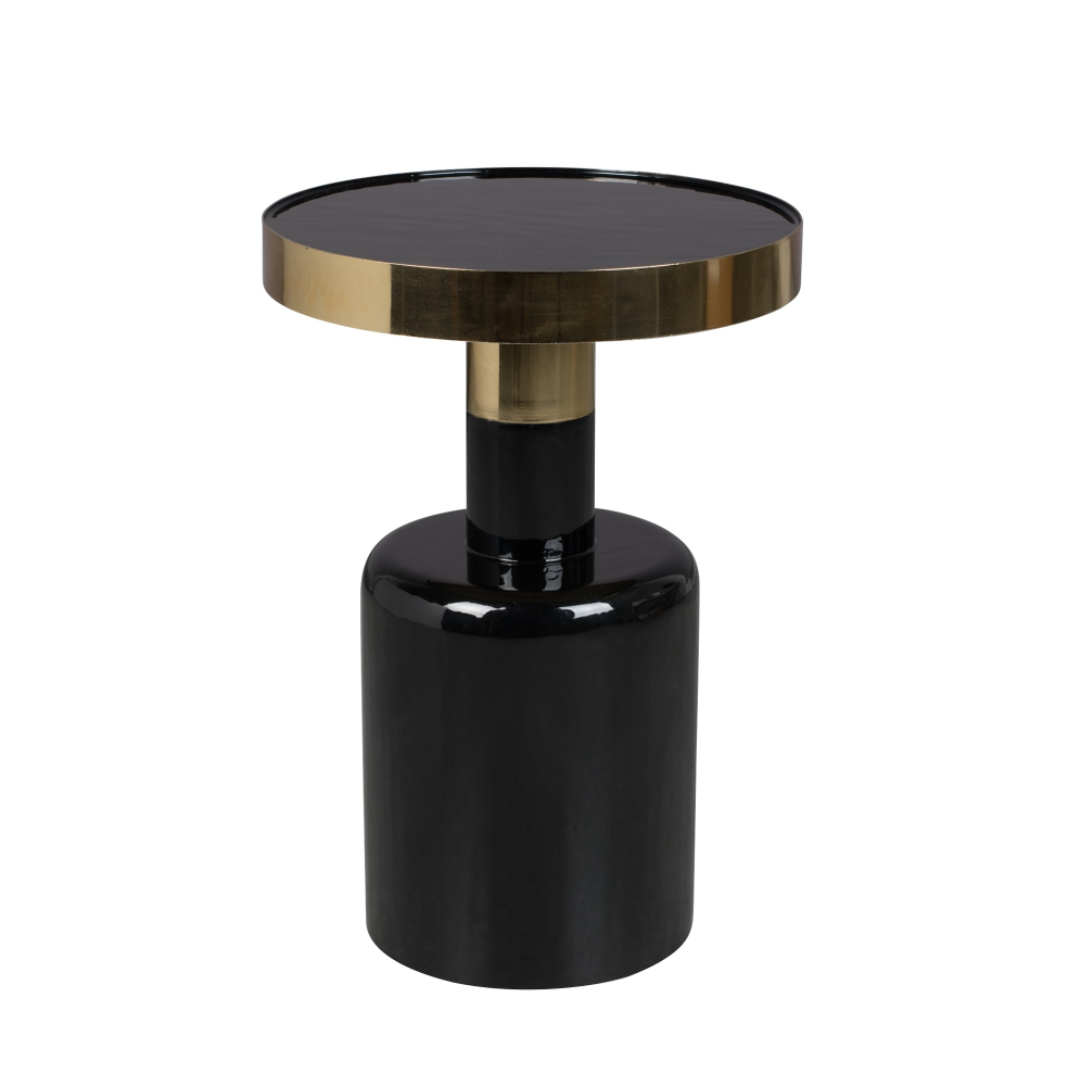 Glam Side Table in Black