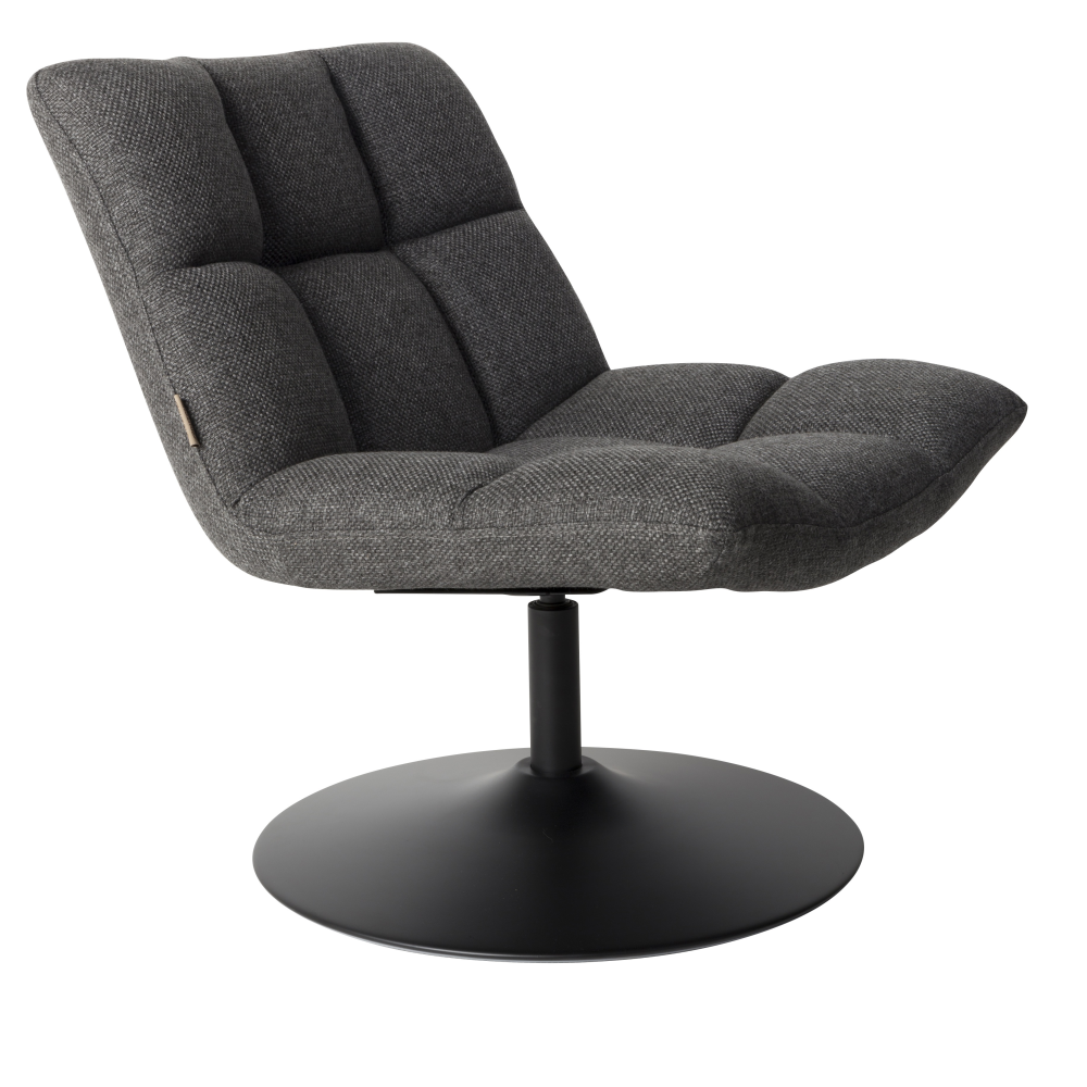 Bar Lounge Chair in Dark Grey