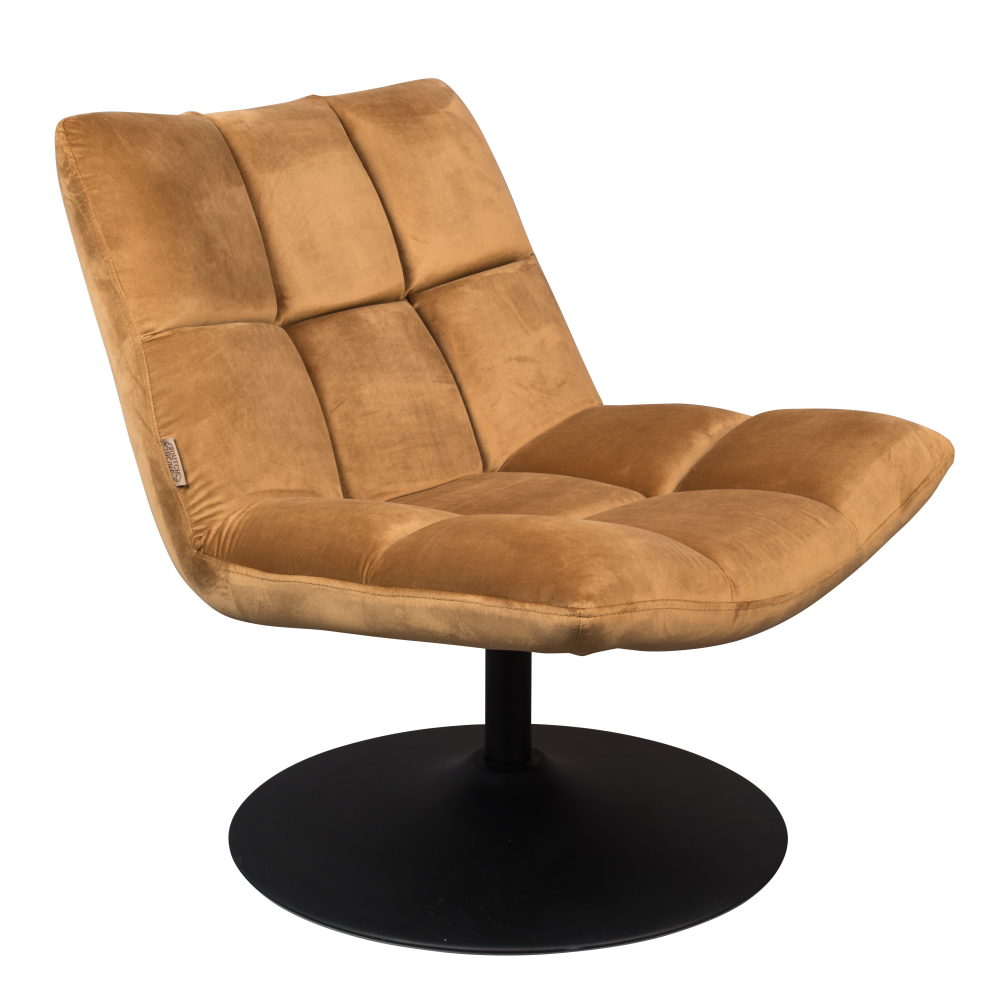 Bar Lounge Chair in Golden Brown