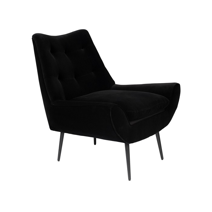 Glodis Lounge Chair Nero