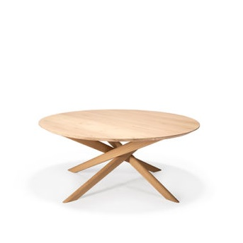 Oak Mikado round coffee table