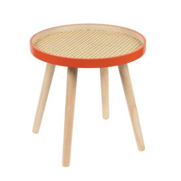Side Table Place Vil Natural/Coral