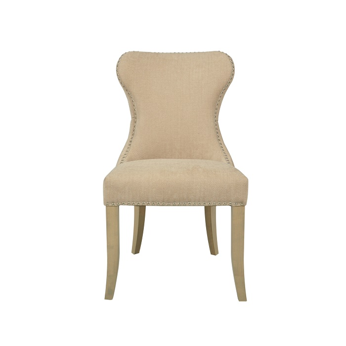 Guia Beige Button Back Dining Chair