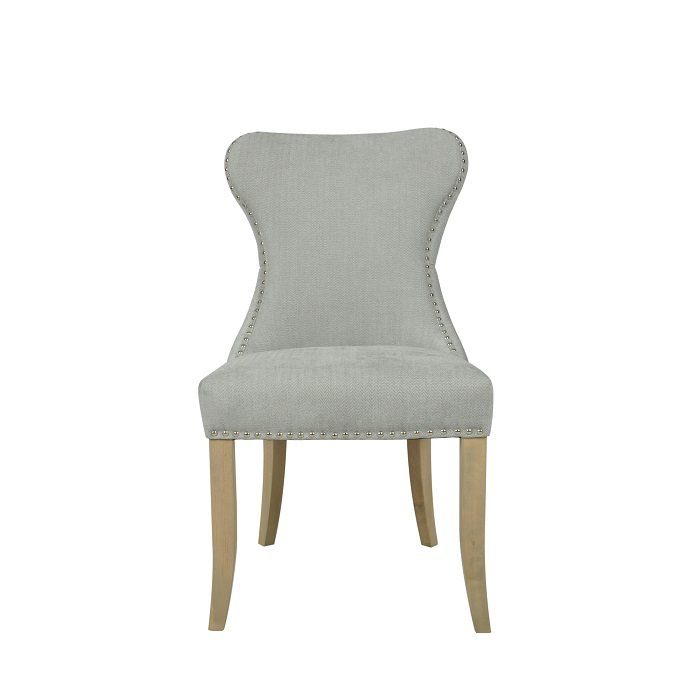 Guia Grey Button Back Dining Chair
