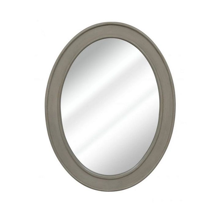 Heritage Mirror Grey with Gold Distress