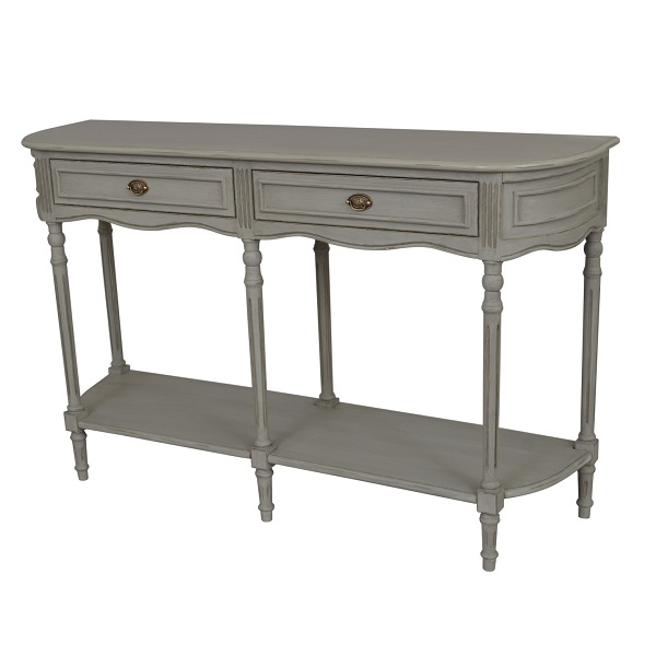 Heritage Console with 2 Drawers / 1 Shelf
