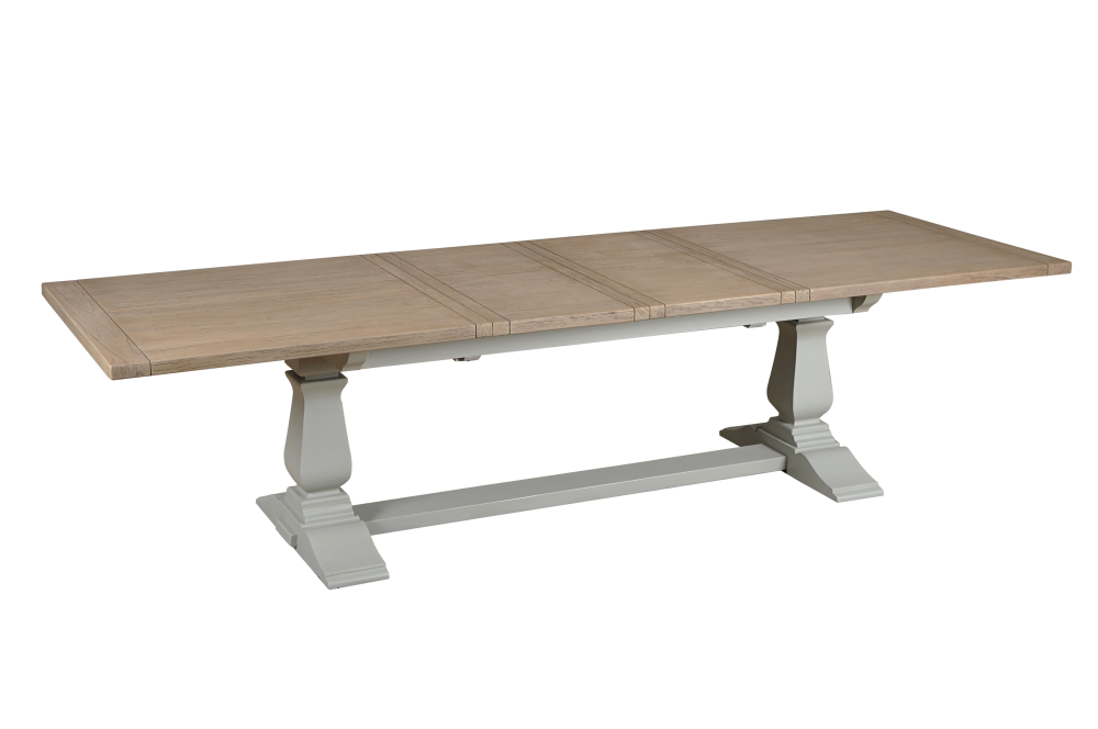 Sofia Extendable Dining Table in Hardwick Rustic Brown