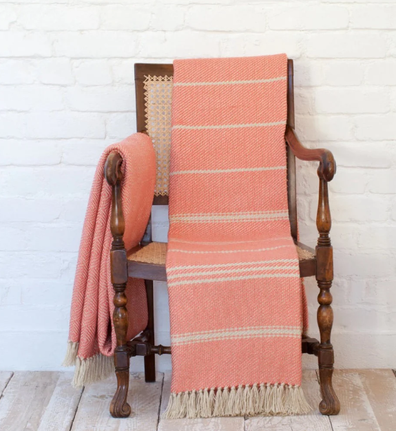 Luxury Throw Coral