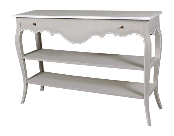 Avignon Console Table with 1 Drawer & 2 Shelves