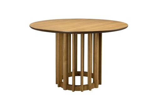 Barlet Round Dining Table 120' Oak