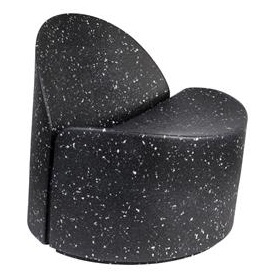Bloom Lounge Chair Zwart-Galaxy