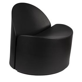 Bloom Lounge Chair Black