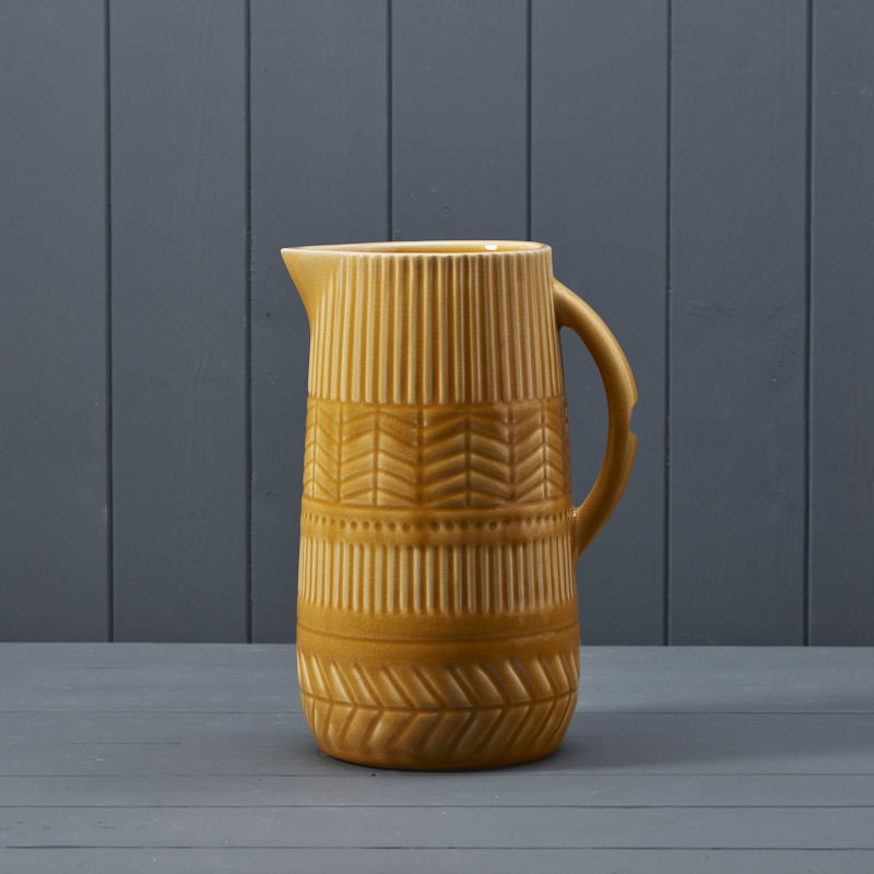 Yellow Ceramic Jug (26.5cm)