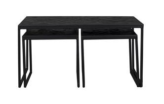 COFFEE TABLE PARKER SET OF 3 BLACK