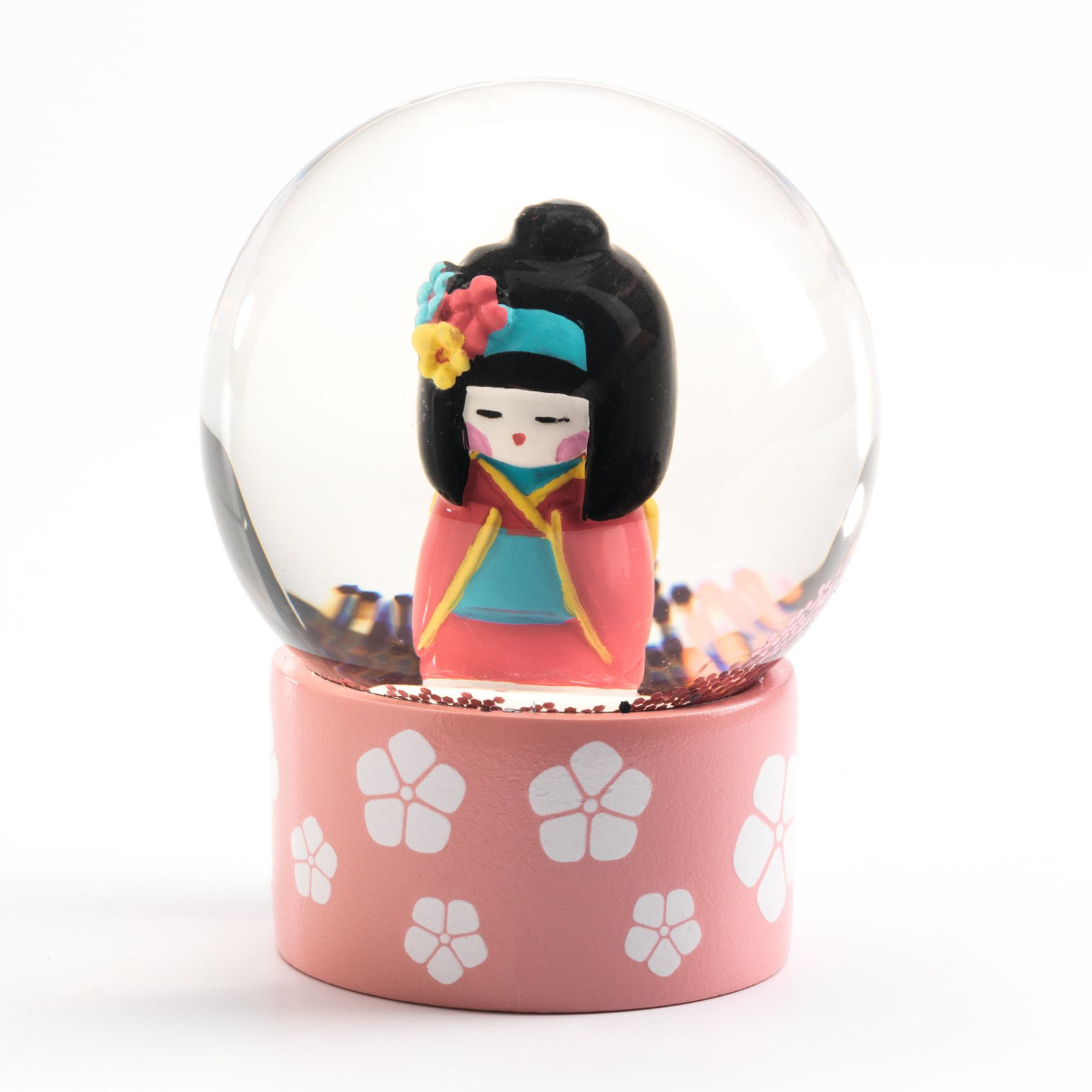 Mini Snow Globe - Kokeshi