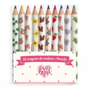 10 Mini Colouring Pencils